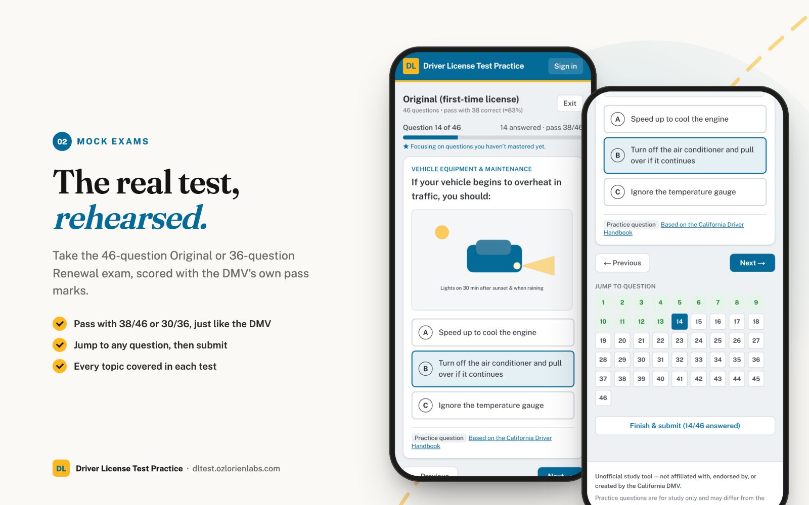 Driver License Test Practice