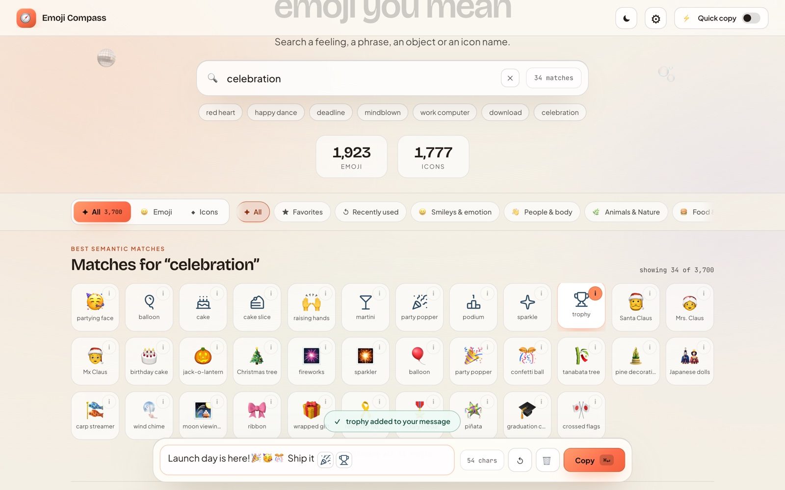  Emoji Compass