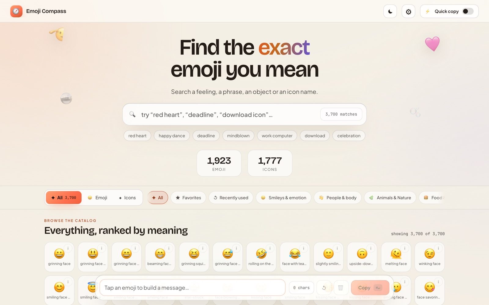  Emoji Compass