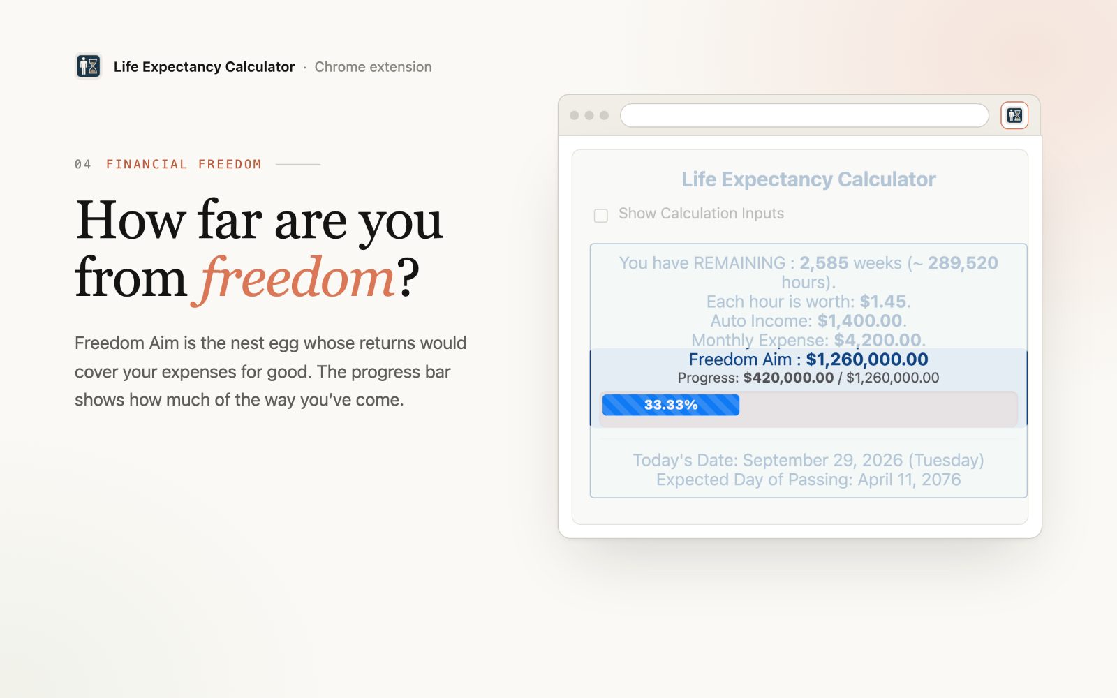 Life Expectancy Calculator