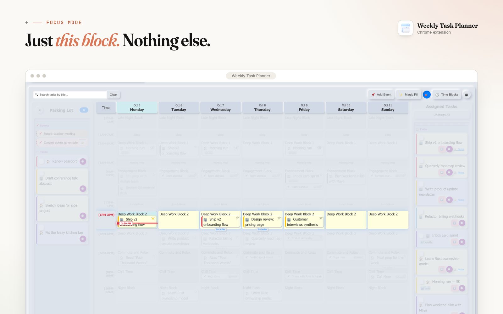Weekly Task Planner