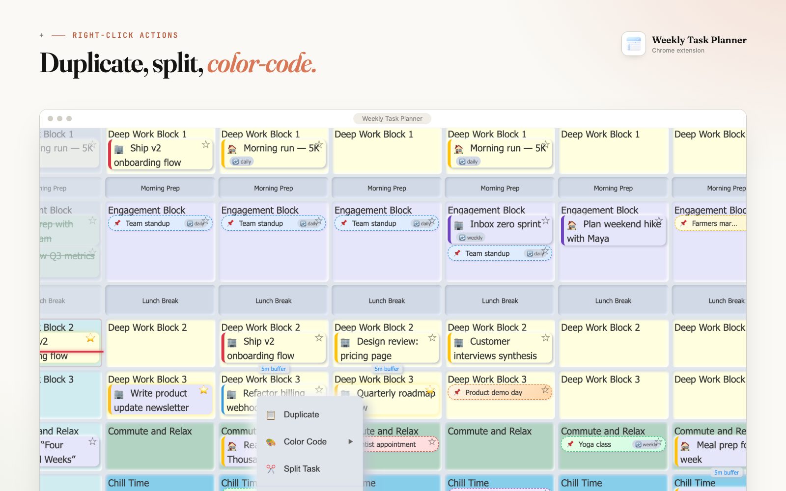 Weekly Task Planner