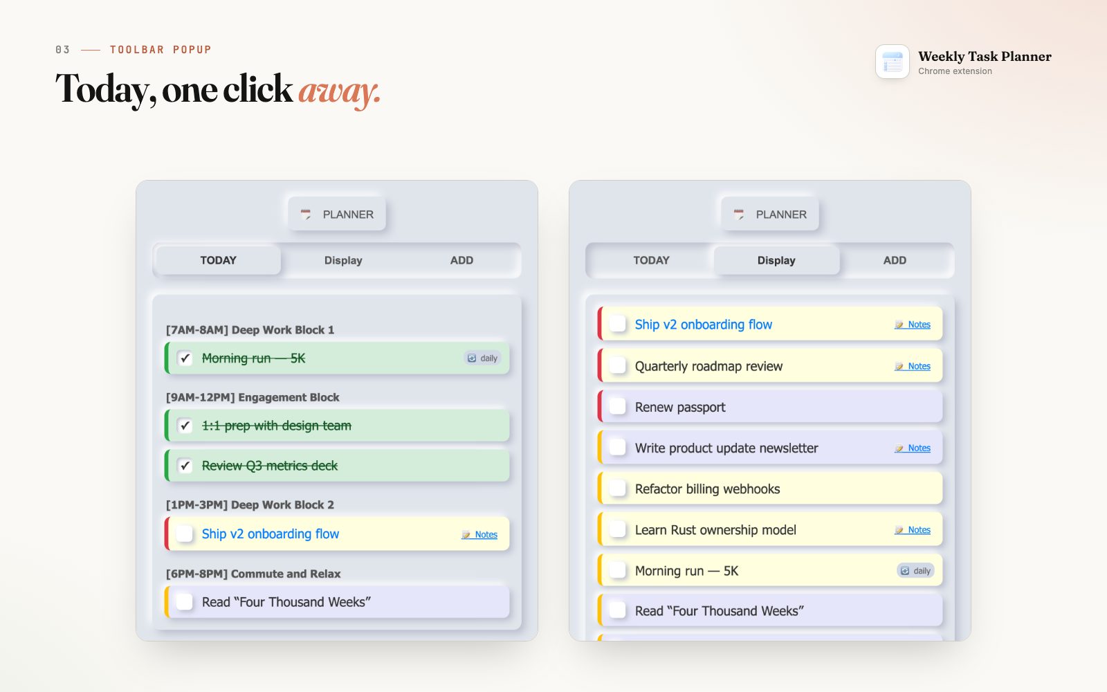 Weekly Task Planner