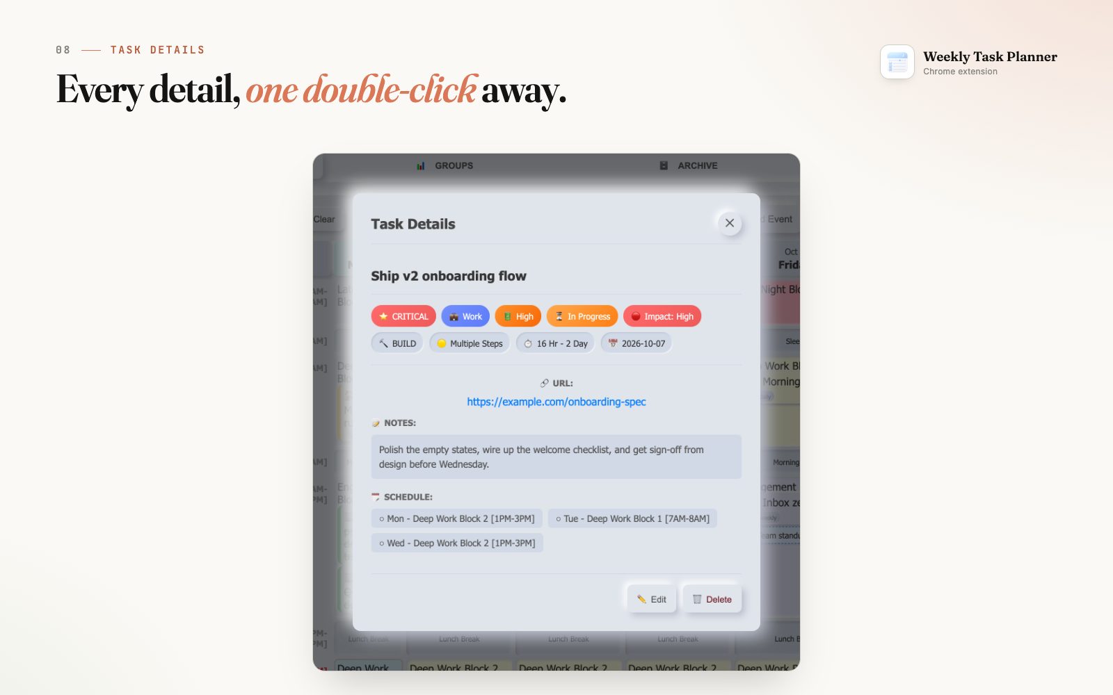 Weekly Task Planner